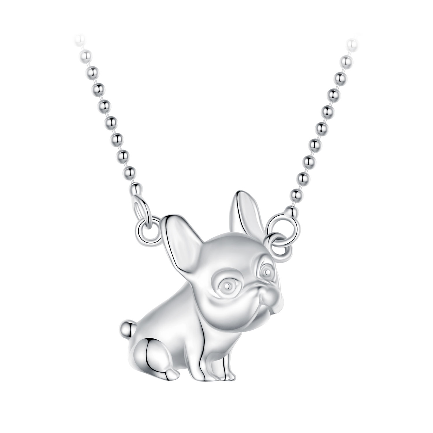 925 Sterling Silver Necklaces Fine Jewelry Cute Animal Zirconia Pendant Adjustable