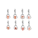 Charm Bracelet for Women Jewelry Making 925 Sterling Silver Beagle Dachshund Chihuahua Dog Bead Charm