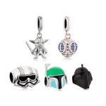 Real 925 Sterling Silver Warrior Armor Charm for Bracelet Necklace Jewelry Making