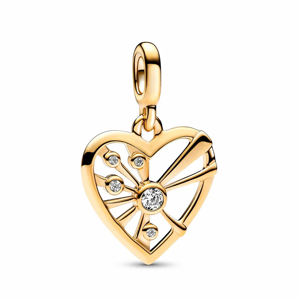Original 925 Sterling Silver Angel Wings Heart Luck Ladybird Mini Dangle Charm Fit Original Me Bracelet for Women Jewelry Gift - Image 11